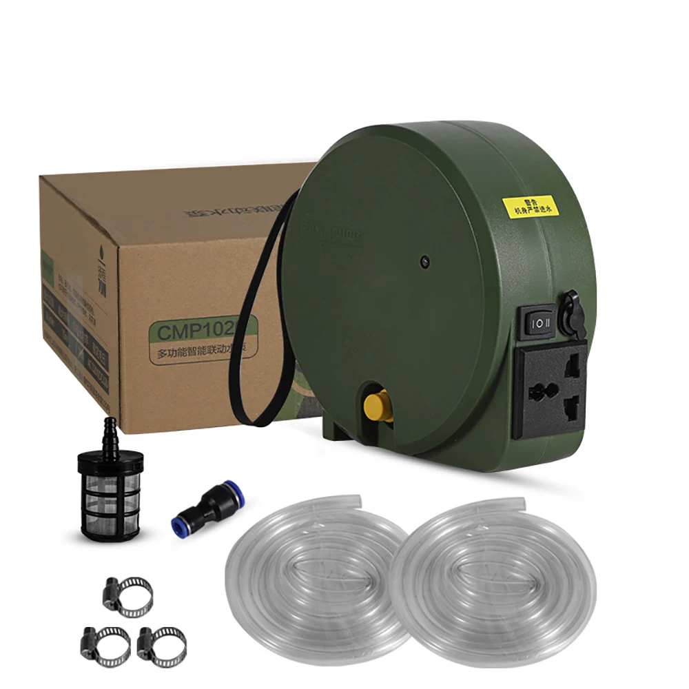 

220V Portable Multifunctional Water Pump Linked Electric Slotting Machine Stone Cutting Machine Dust Removal Pump Water Spray