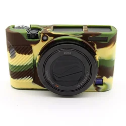 Soft Silicone Protective Camera Body Cover Bag and Skin (Camo)
