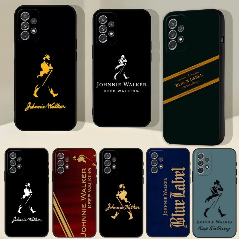 Чехол для телефона с логотипом Johnnie Walker для Samsung Galaxy S23 S22 S10 S20 S30 S21 S8 S9 Pro Plus Ultra Fe