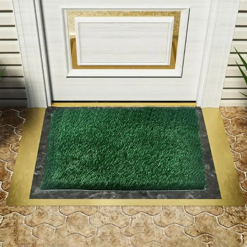 

Коврик для мочи с щенком, искусственная трава для собаки, газон для ванной, 23,62X18,11 дюймов, портативный коврик для обучения в горшке для домашнего животного или крыльца