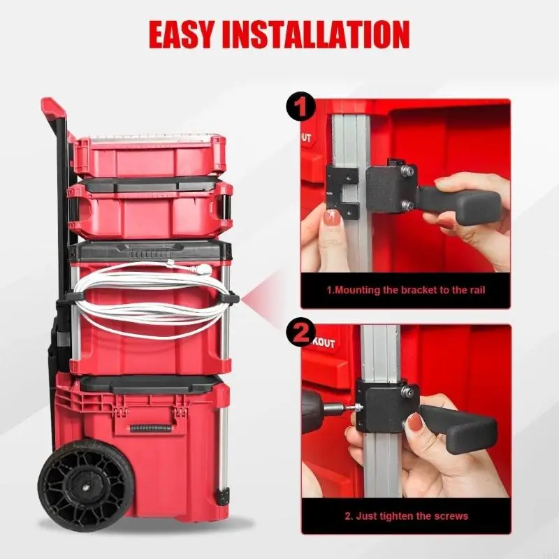 정밀하게 절단된 알루미늄으로 제작된 N2UC 헤비듀티 케이블 정리기