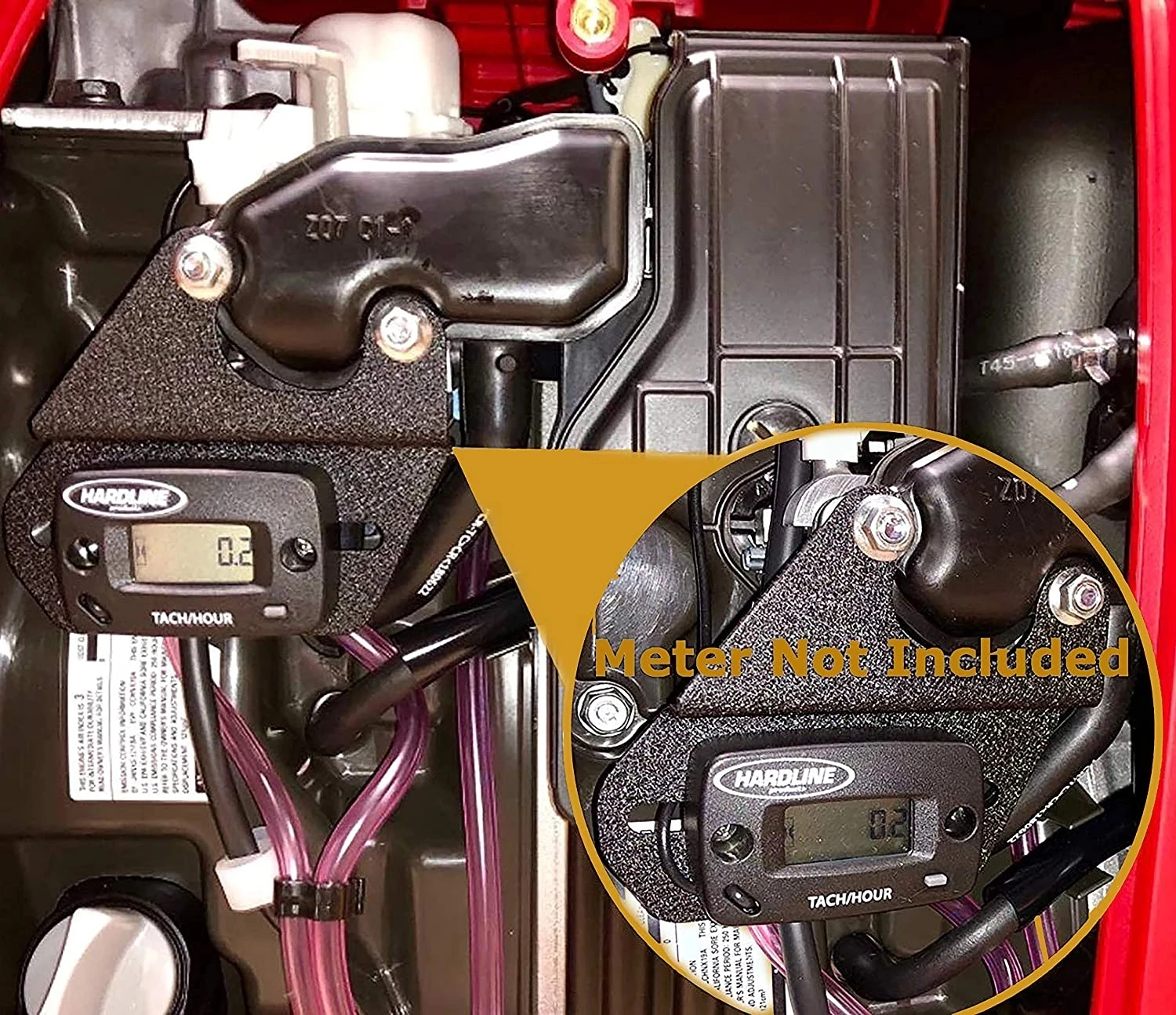 Tach Hour Meter Bracket Fit for Honda Generators EU1000I EU2200i EU2000i MX Universal Steel Mounting
