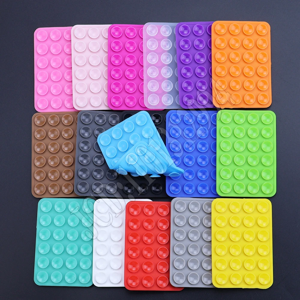 2pcs Mobile Phone Silicone Suction Cup Suitable For Leather Case Tablet Computer Mobile Phone Suction Cup