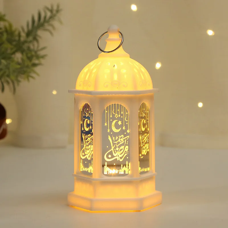 LED Night Light Table Ornament EID Mubarak Portable Wind Lantern Muslim  Ramadan Festival Decorative Lamp Kid Gift Bedroom Decor - AliExpress