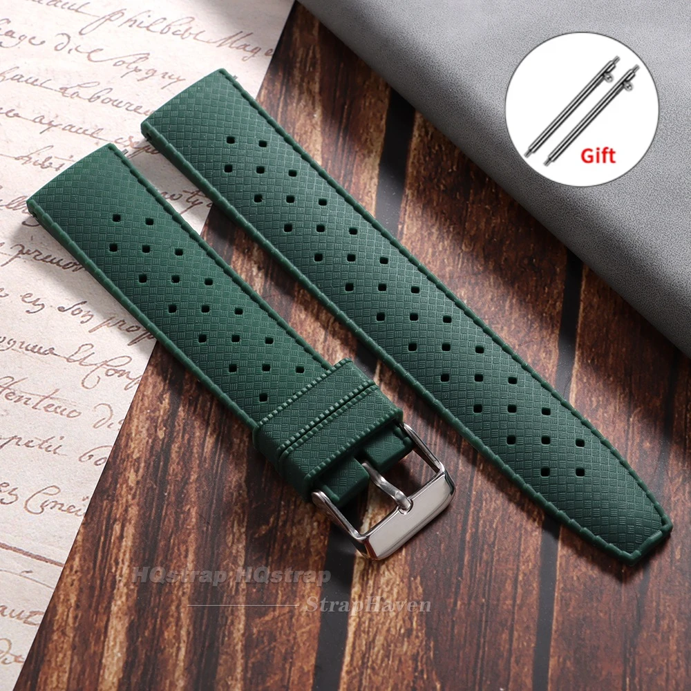 Breathable Premium Silicone Waterproof Watch Strap - Soft Wrist Band Accessories