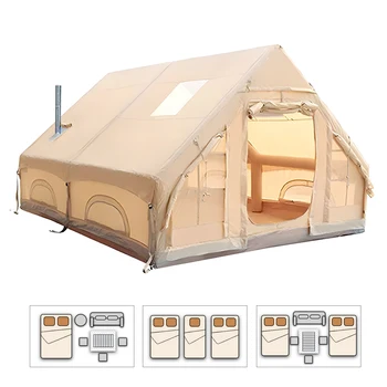 Inflatable Tents for Camping,Large Inflatable Camping Tent with Hand Pump,Inflatable Tent,Easy Setup Tents for Camping Portable 1