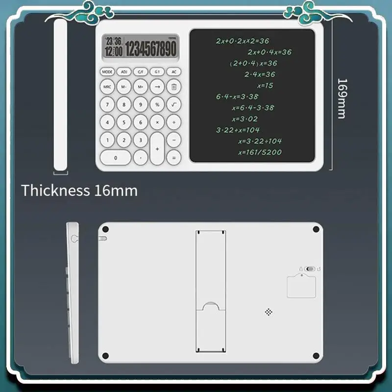 LCD Handwriting Board Calculator Writing Board Office Drafting LCD Eye Protection Screen Electronic Drawing Tablet Durable