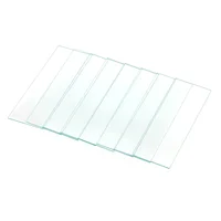 50 pcs/Box Lab Microscope Slides 1mm-1.2mm Thick Glass Slides for Microscope, Clear Glass Ground Edges 1" x 3" Accessories 3