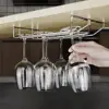1Pcs 304 Stainless Steel Wine Glass Rack Home Storage Kitchen Supplies Cup Goblets Hanger Upside Down Multi-layer 2