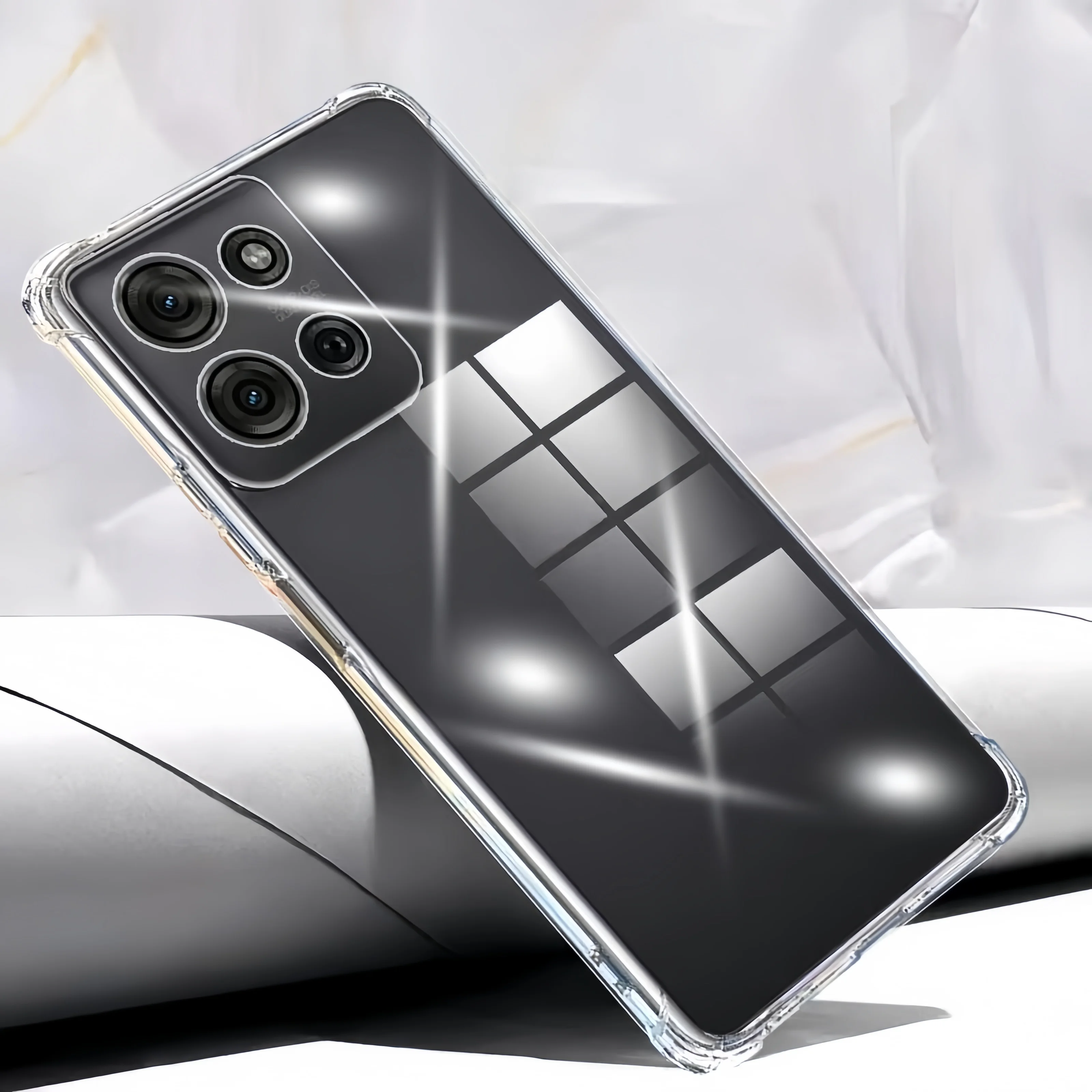 Clear Transparent TPU Shockproof Protection Phone Case