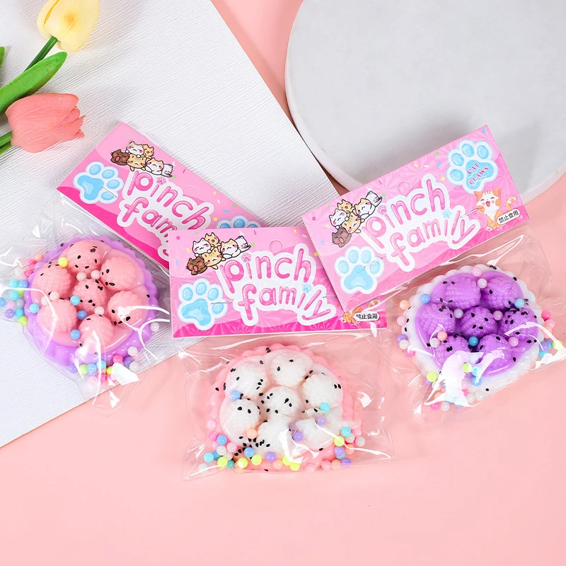 Strawberry Cake Mochi Taba Squishy Toy Cute Sticky Decompressions Pinching Squeeze Toy Novelty Kids Adult Birthday Gift 4