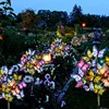 Solar LED Butterfly Garden Lights Waterproof Colorful Outdoor Lawn Path Lamp for Yard Patio Festival Christmas Roof Decoration