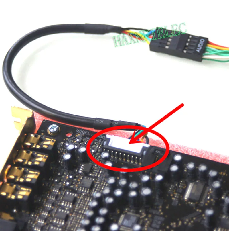 1PCS Front Panel Audio Signal Cable For Creative Sound Card SB0220 SB0240 SB0670