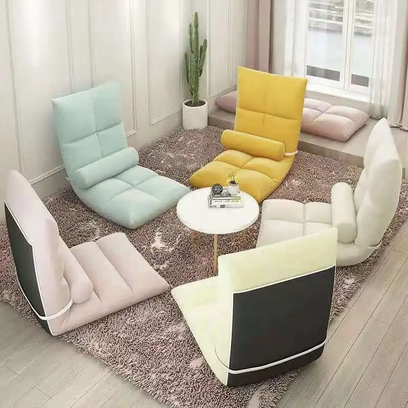 Autumn Winter L Shaped Folding Sofa Tatami Bay Window Sofa Bed Back Seat Chair Dormitory Japanese Cushion Bay Window Small