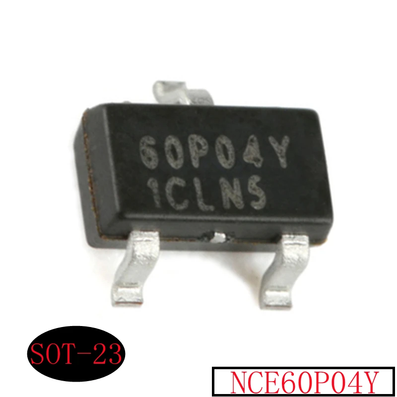 

Original genuine NCE60P04Y patch SOT23 -60V/-4A P channel MOS field effect tube