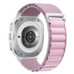 Alpine Loop Sport Nylon Strap Band - Premium Watch Bracelet Accessory for Galaxy Watch Ultra (1 Lavender shiny)