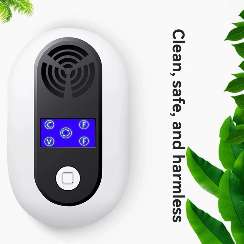Ultrasonic Rat Repellent High Power Acoustic Pest Repellent For Household Use Rat Cockroach EU UK plug bird repellent mosquito repellent pest control duster