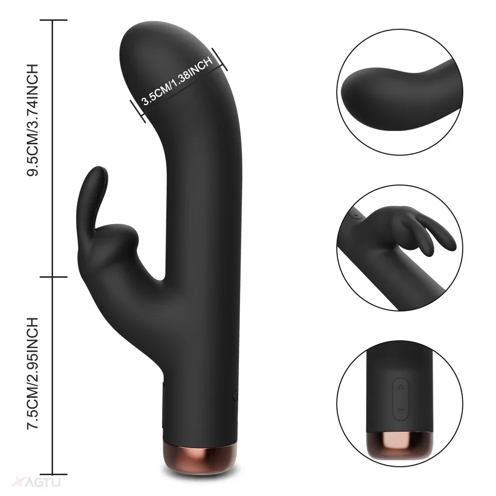 Rabbit Vibrator For G-spot And Clitoral Stimulation For Women_voghion.com