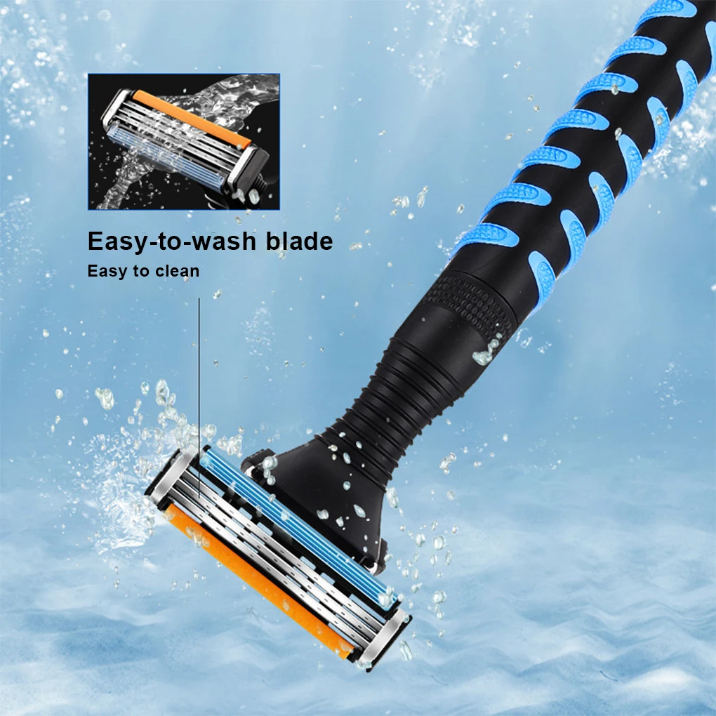 

Experience Smoothness Traditional Manual Shaver For Men Sharpness Metal Shaving Blades Safety Shaver