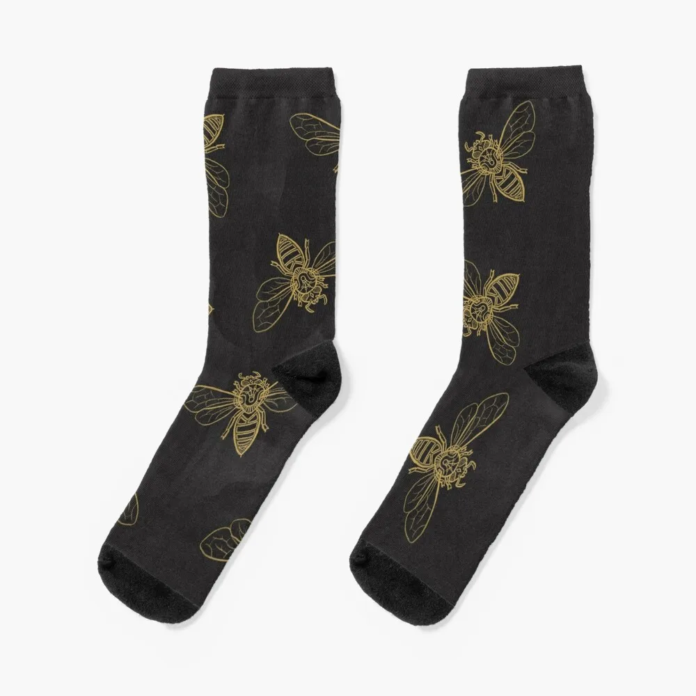 Mandala Bees Socks Lots colored sport Socks For Girls Men's colored bilbos door socks sport kawaii socks ladies men s