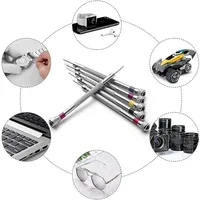 Tournevis en acier de 0,8-1,6 mm pour la réparation de montres, outils portables pour le retrait de bracelets avec mini-goupilles de liaison, outils d'horloger 5
