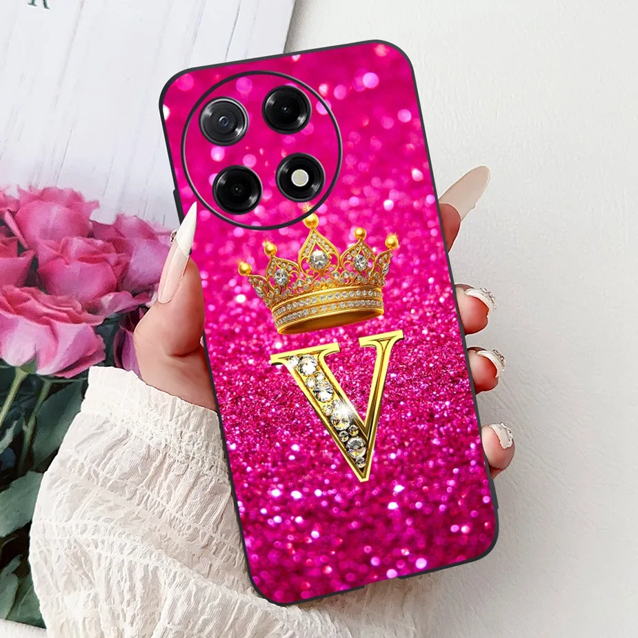 Crown Letters Soft Silicone Case - Premium Protective Cover