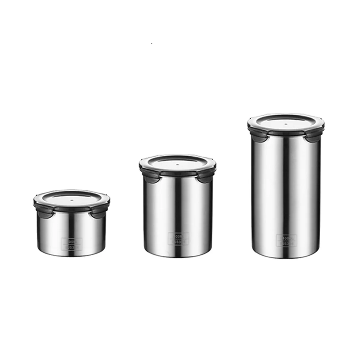 

Food Sealed Box Stainless Steel Sealed Storage Jar Multigrain Storage Box Spice Coffee Storage Jar -Keeping Tank