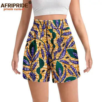 Pantaloncini da donna Pantaloncini casual estivi a vita alta per donna Pantaloncini da donna larghi con stampa di moda africana con tasche 2421001 1