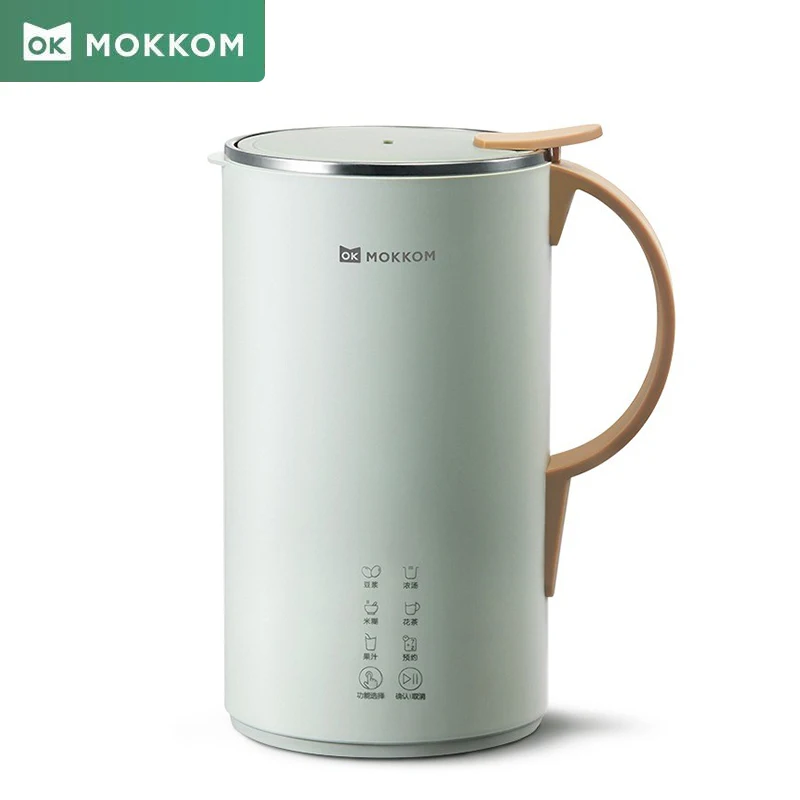 

MOKKOM Food Blender Mini Полностью автоматический миксер для пищевых продуктов 600 мл Многофункциональный безфильтровый производитель соевого молока Отопление Baby Wall Breaker