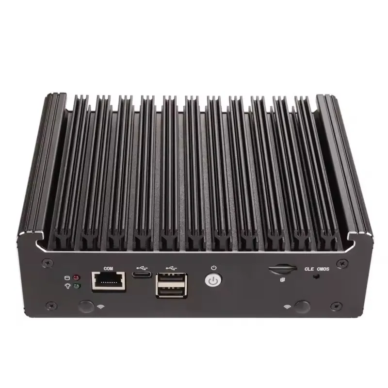 Topton 4 LANs i226-V 2.5G Solid Fanless Firewall Mini PC Intel N100 Pentium N6005 DDR4 COM USB-C pfSense OPNsense ESXi Computer 4