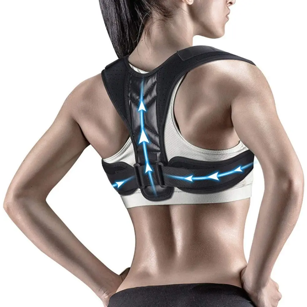 Straightener Lumbar Support Belt Upper Back Brace Shoulder Brace Shoulder Corset Back Posture Corrector Adjustable Neck