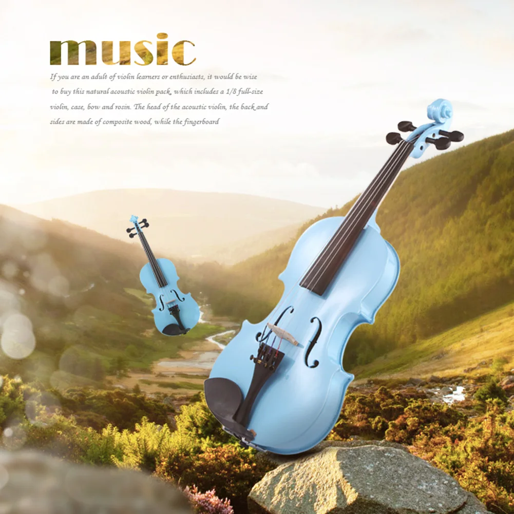 Beginner Handmade Acoustic Violin Kit Solid Xylophone High-End Accessories Beautiful Appearance