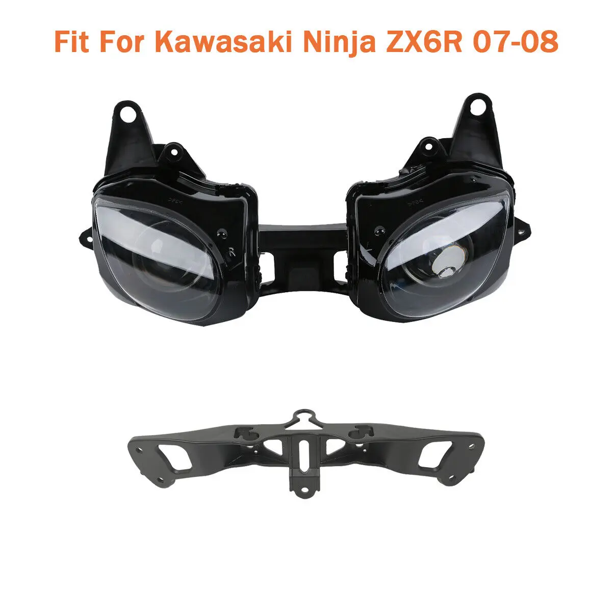 

Фара лампа обтекатель стойка Кронштейн подходит для Kawasaki Ninja ZX-6R ZX 6R 2007-2008 аксессуары для мотоциклов