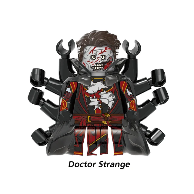 Disney Doctor Strange Scarlet Witch Moon Knight Wong Building Block Dormammu Hulk Ultron Carter Professor X Brick America Chaves O-X1892