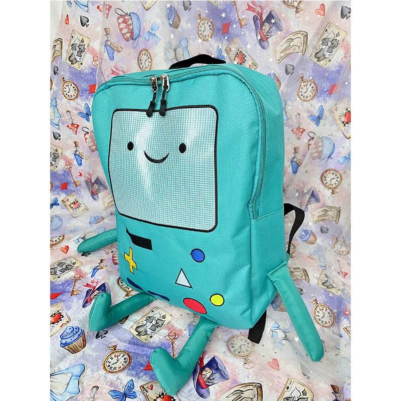 Mochila de dibujos animados para niñas, bolso escolar divertido de gran  capacidad, bolsa de viaje, verde, divertido, estilo Robot, a la moda, 2021| Mochilas| - AliExpress