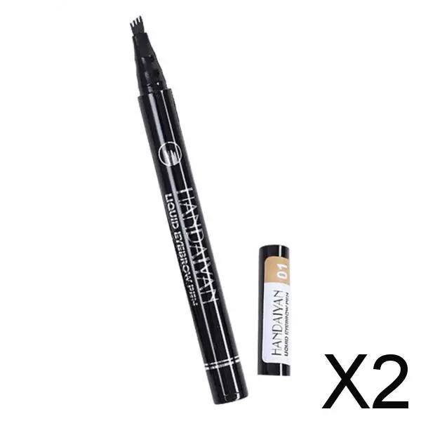 

2-4pack Microblading Eyebrow Pen Micro-Fork Tip Waterproof Color 3D Four Point 1