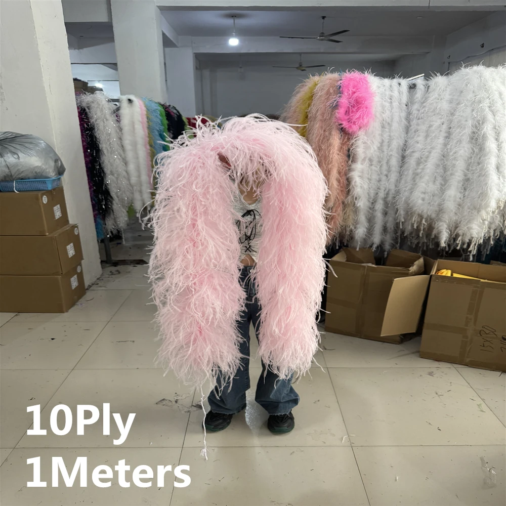 20Ply Fluffy Ostrich feather Boa Trimming Natural Ostrich Feathers boa  Scarf for Carnival Clothing Tops Sewing Accessory Decor - AliExpress