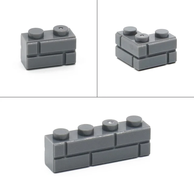 Marumine MOC Bricks 1x4 1x2 Wall Cube 15533 98283 2357 Houses Building Blocks Accessories Assembles Particles Compatible DIY Toy 6