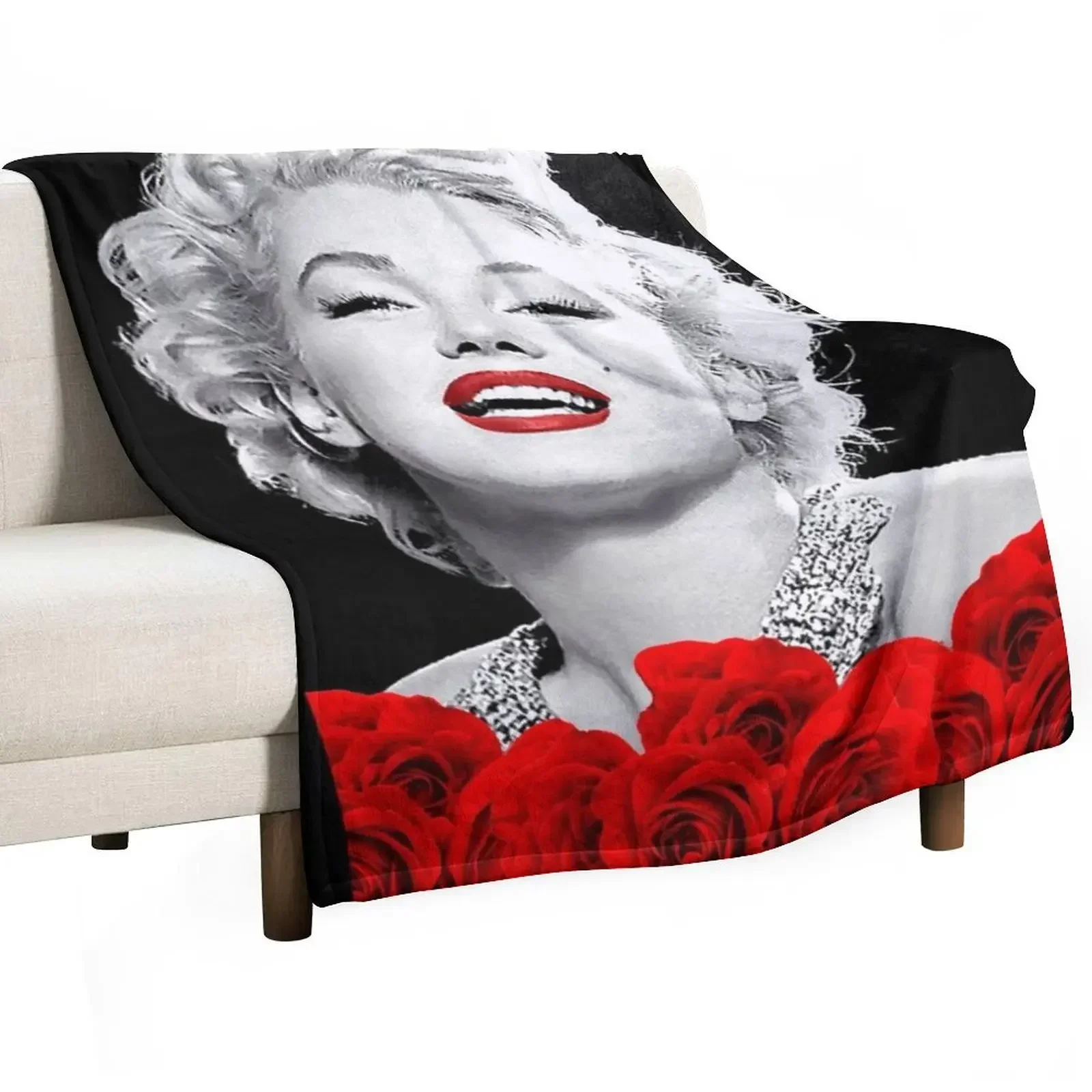 

Marilyn Monroe - Love - D85 Throw Blanket warm for winter Camping Blankets