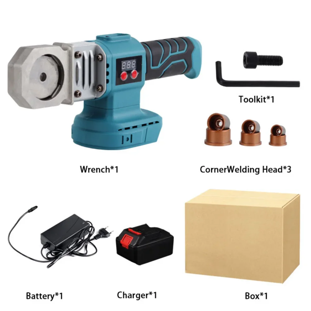 Pipe Welding Machine 1400W 20-32mm Pipe Soldering Plastic Welding PP/PPR/PB/PE Tube Heating Hot Melt Tool For Makita 18v Battery 6