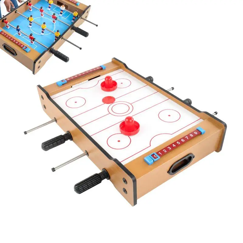Football Table Game Foosball And Air Hockey Table Set Competition Air Hockey Table For Boys And