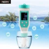 7 in 1 PH/Free Chlorine/ORP/EC/TDS/Salt/Temp pH Meter Swimming Pool Salinity Tester IP67 Waterproof for Aquarium Aquaculture Spa 1