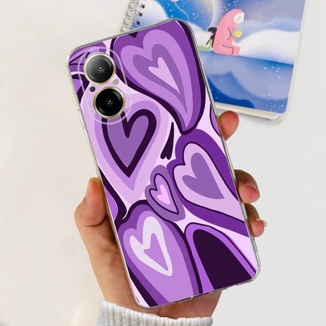 Custodia Per Realme C67 4G Con Cordino - Cover Trasparente Antiurto, Tracolla Regolabile