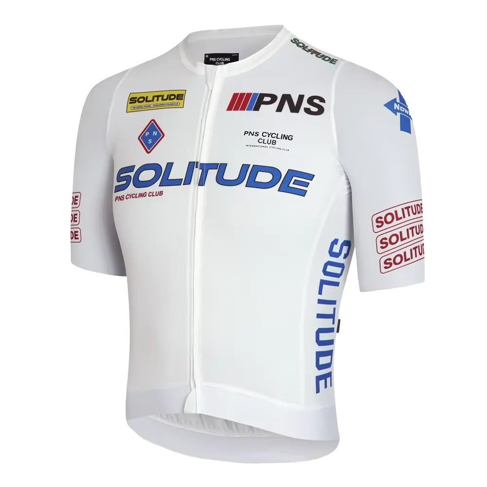 Maillot de ciclismo para hombre, ropa de ciclismo para equipos profesionales, maillot de ciclismo PNS Solitude, maillot de ciclismo de verano para bicicleta de montaña o carretera, camisetas de manga