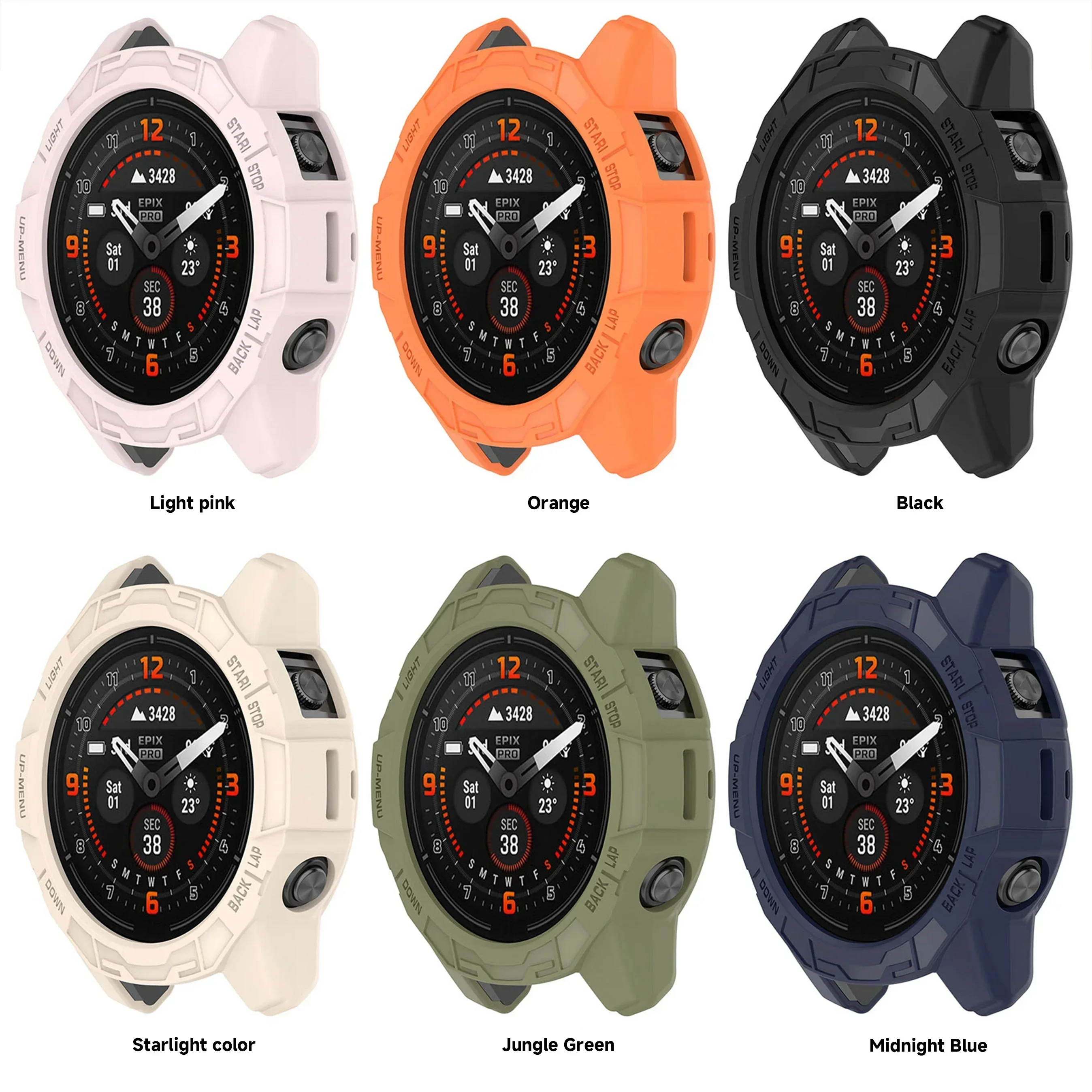 Watch Protective Case For Garmin Fenix 7 7S 7X Epix Pro 42mm 47mm 51mm