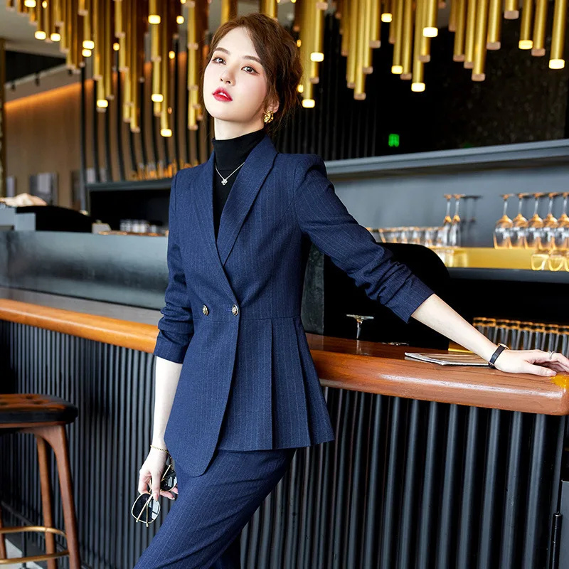 

Autumn Business Suit High-End Coat Female 2023 New Suit Business Suit Work Clothes plus Size Workwear Ol