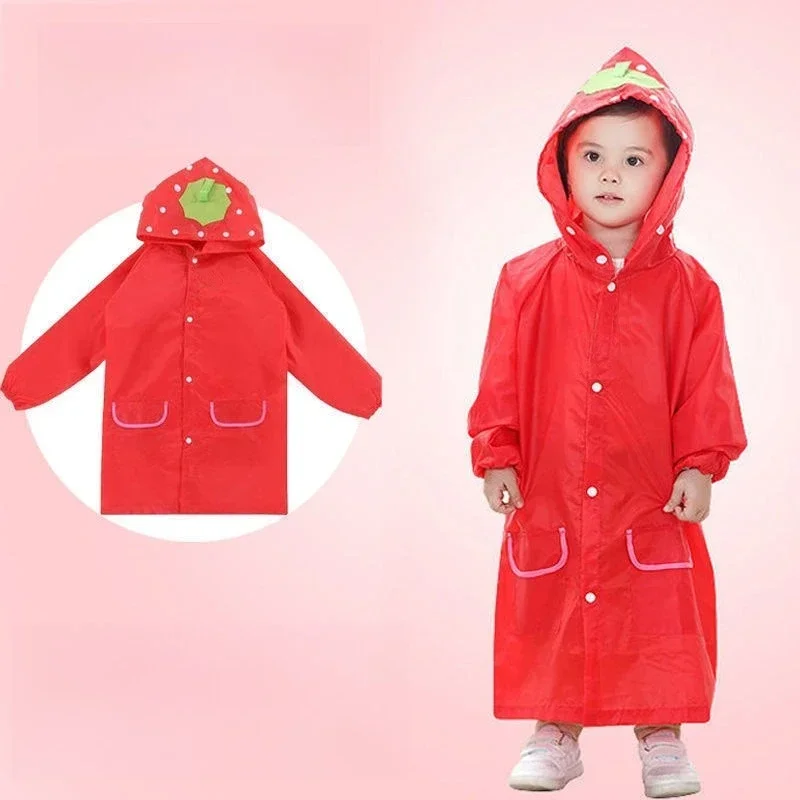 2025 Cute Cartoon Rain Cape for Kids