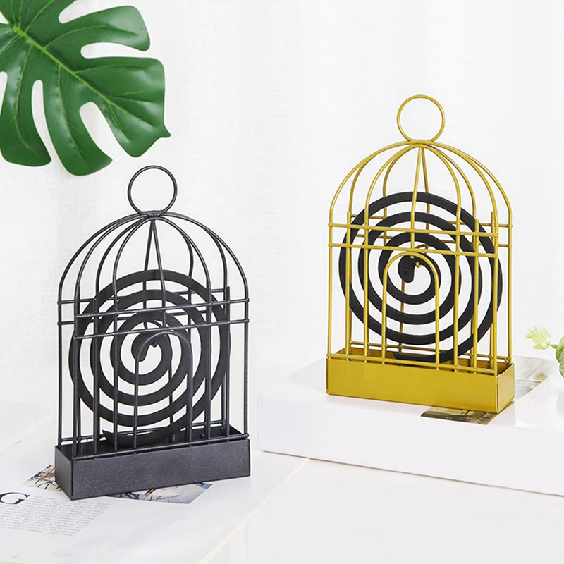 Nordic Style Iron Art Bird Shape Mosquito Coil Holder Incense Shelf Home Mosquito Repeller Holder Ornament bird mosquito coil holder
