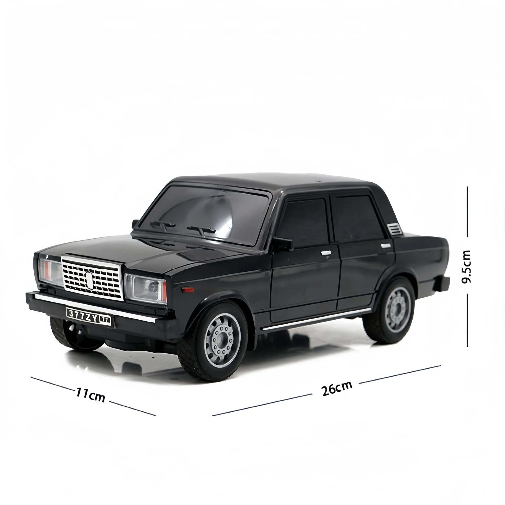 1: 12 Four way Remote Control Car with Lighting Simulation Lada Sedan Russian Car Model Children Christmas Toy Dragon Gift 3