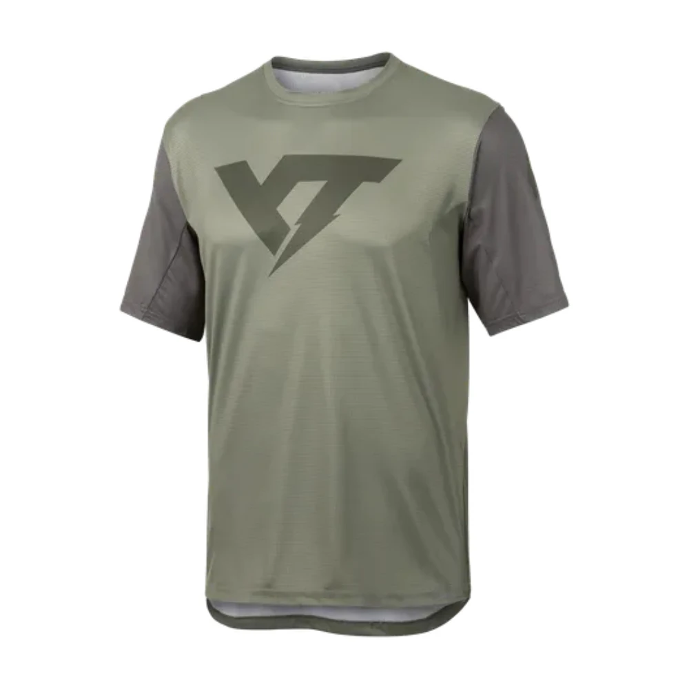 YT Industries Lightning Logo Mountainbike Kurzarm-Trikot, Schnelltrocknendes Atmungsaktives MTB-Radsport-Shirt für Männer und Frauen